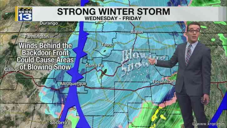 Snow expected with storm approaching New Mexico