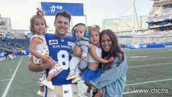 Bombers QB Zach Collaros and wife find balance between football and family life
