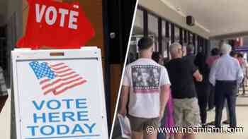 Final early voting numbers in Miami-Dade and Broward show large turnout so far
