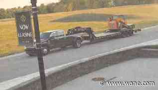 Sheriff's department asks for help to identify driver accused of stealing equipment from construction site