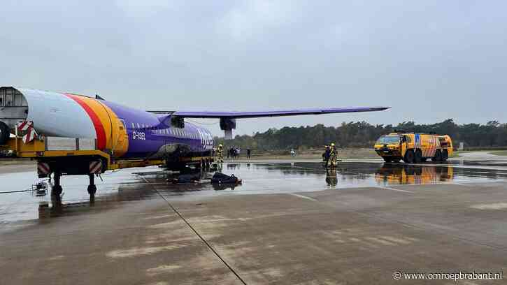 'Vliegtuigcrash op vliegbasis': hulpdiensten oefenen rampscenario