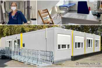 Eine Praxis wandert in den Container