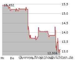 Aktie von AES deutlich im Minus (12,8944 €)