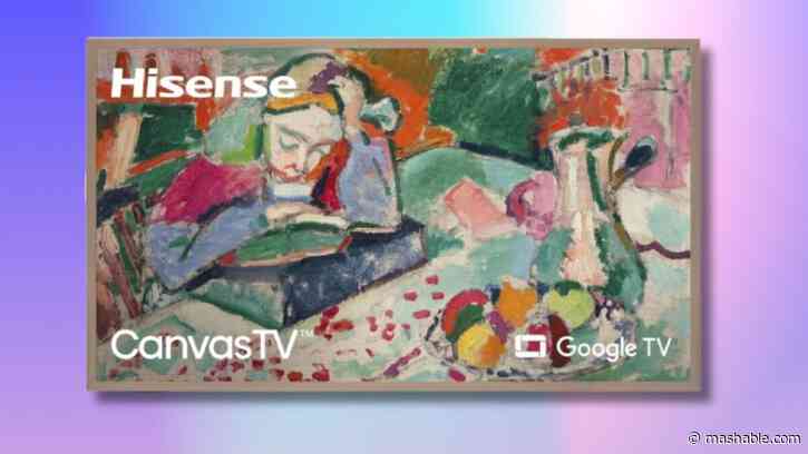 Score a 65-inch Hisense CanvasTV at its lowest-ever price