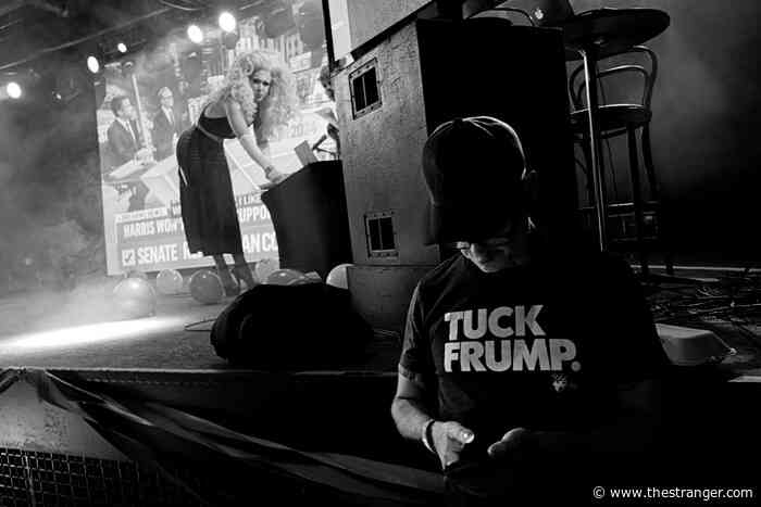 Scenes from Election Night in Seattle