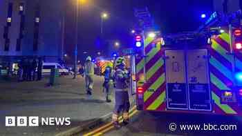 Hundreds shoot fireworks in city disorder - police