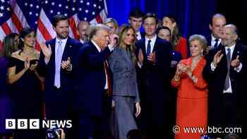 Ivanka, Melania, a golf champion: Who was in Trump's huge victory entourage?