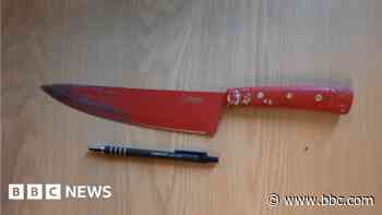 Jail for drug dealer who had knife in his trousers