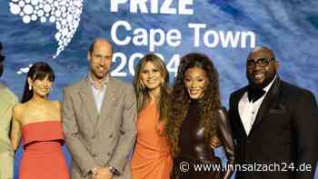 Heidi Klum trifft Prinz William bei Umweltpreis in Südafrika