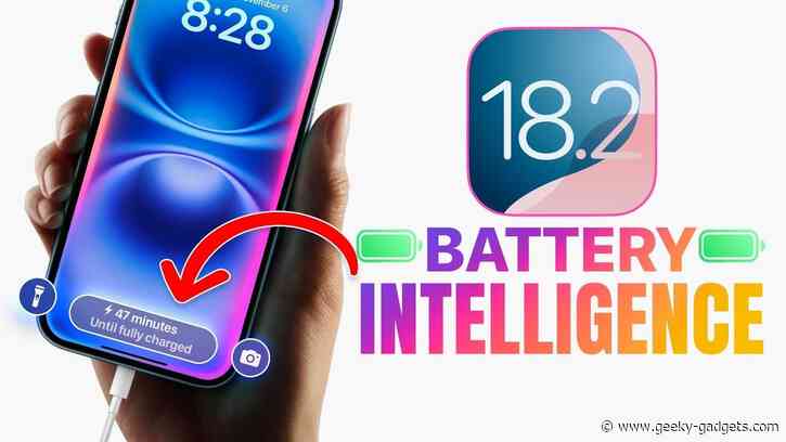 iOS 18.2: Optimized Charging with Battery Intelligence