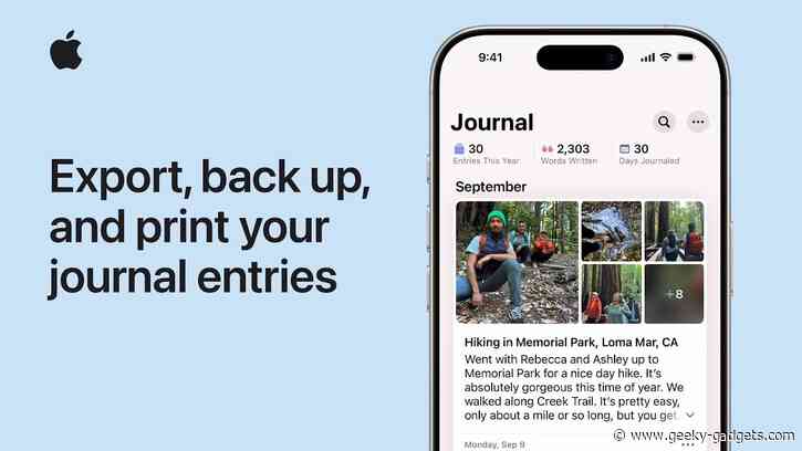 iPhone Journal: How to Export, Back Up & Print