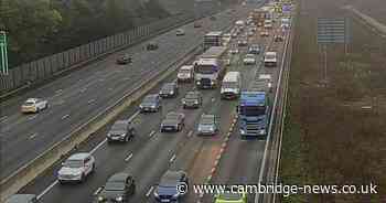 Live A14 and M11 updates as partial closure sees heavy traffic in Cambridgeshire