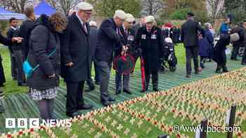 Respects paid at opening of field of Remembrance