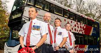 Go North East marks Remembrance Sunday with free travel for veterans and special tribute