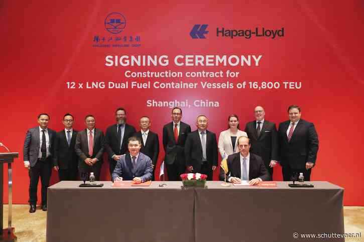 Hapag-Lloyd zet in op groene vloot met 24 nieuwe containerschepen