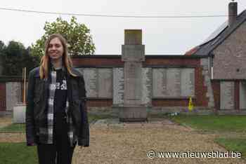 Studente Maité (20) legt verhalen gesneuvelde soldaten bloot: “Je voelt echt hoe koud en vochtig en hard het leven op de slagvelden was”
