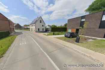 Werken aan fietspad Baaigemstraat