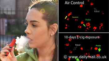 Warning to vapers: Scientists reveal the e-cigarette flavour that can damage your lung's immune cells and make it harder to fight infections