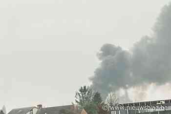 Uitslaande brand in loods: “Geen gewonden, brand onder controle”