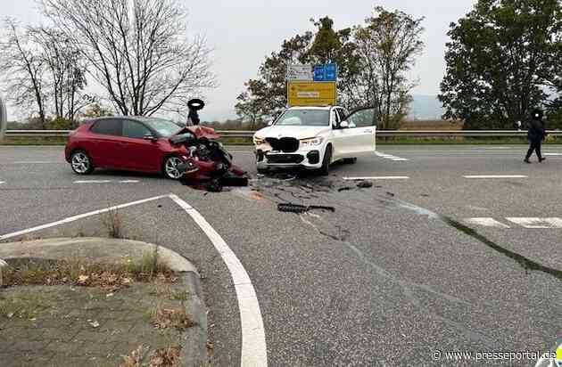 POL-PDNW: Verkehrsunfall mit hohem Sachschaden und zwei Verletzten