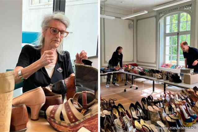 Frieda heeft schoenmaat 32 (!) en stelt nu haar speciale collectie tentoon: “Ik maakte aanpassingen aan schoenen zodat ze mij pasten”