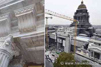 Na 40 (!) jaar laat Brussels Justitiepaleis zich eindelijk weer stukje onthullen: “Dit deel van de werken was zeer ingrijpend en zeker het meest ingewikkelde”