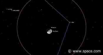 Saturn and the moon put on a celestial show Sunday night. Here's how to see it