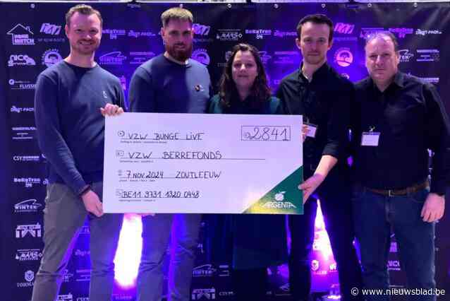 Opbrengst Bunge Live! overhandigd aan vzw Berrefonds