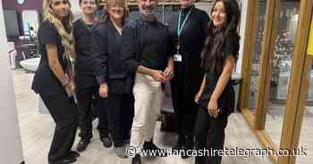 "Hairdressing royalty" inspires next generation at East Lancashire college