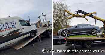14 untaxed and abandoned vehicles seized and reported in this town