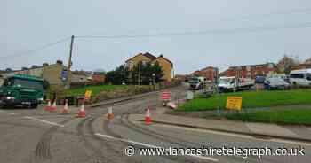 Busy road near health centre and mosque closed