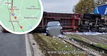 M6 remains closed after person dies and several injured in horror crash