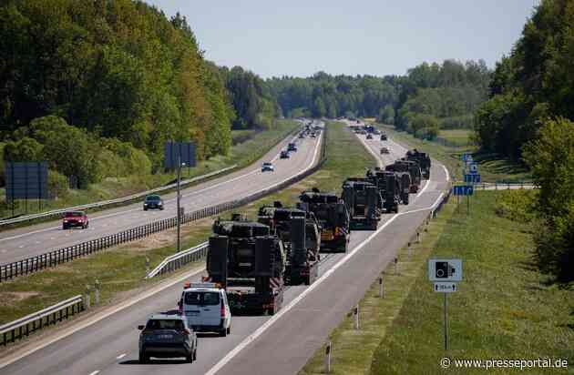 Übungsende - Erneut Bundeswehrkonvois in Niedersachsen, Hamburg und Schleswig-Holstein unterwegs