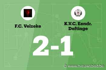 FC Velzeke wint thuis van VC Eendracht Deftinge