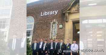 Students spend week helping to reopen Wirral library