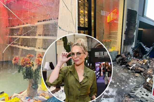 Brand vernielt etalage van nieuwe winkel Eline De Munck: “Enorm vervelend, net voor eindejaarsperiode”