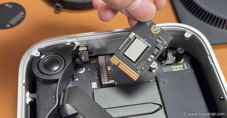 The new Mac Mini takes a small step towards upgradeable storage