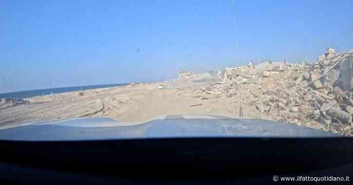 Gaza è completamente rasa al suolo: l’impressionante camera car tra le macerie – Video