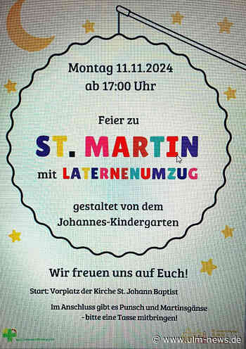 St. Martins-Umzug in der Neu-Ulmer Innenstadt