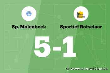 Vijf opeenvolgende overwinningen voor SP Molenbeek na 5-1 winst tegen Rotselaar