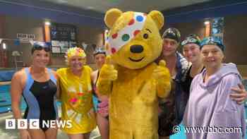 BBC team completes Children in Need swim