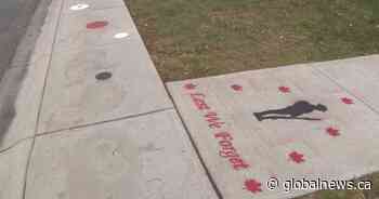 ‘Veterans sidewalks’ in Calgary a permanent memorial to those who served
