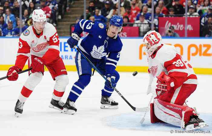 Mitch Marner powers Matthews-less Maple Leafs over Red Wings