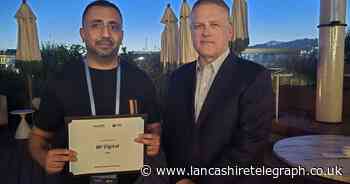 Innovation award takes entrepreneur from Blackburn to French Riviera