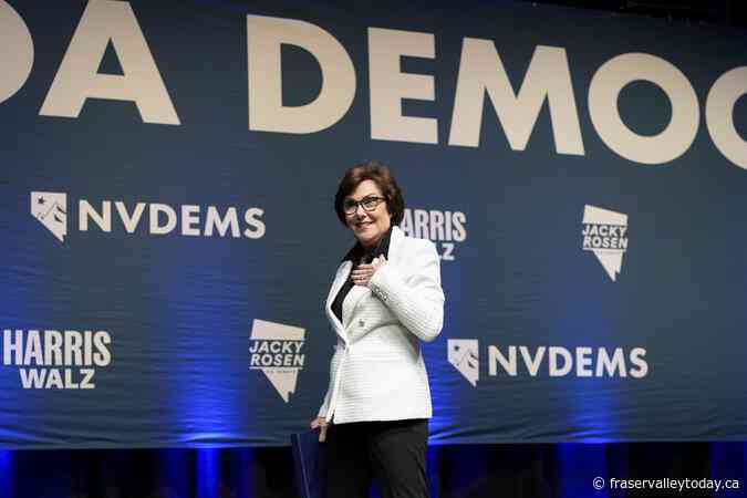 Democratic US Sen. Jacky Rosen is reelected in Nevada, securing battleground seat