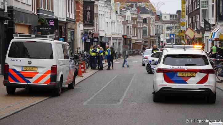 Steekpartij Oude Ebbingestraat, 1 persoon gewond, dader gevlucht