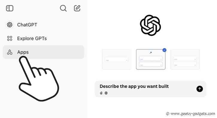 You Can Now Create Apps In ChatGPT