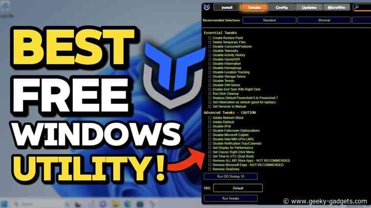 Improve Windows 11 Performance with This Incredible Free Utility App
