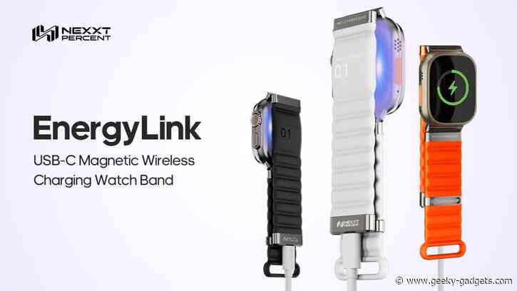 Ultimate Apple Watch Accessory: EnergyLink Charging Watch Band
