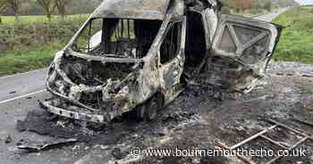 Road reopens after fireworks cause van explosion